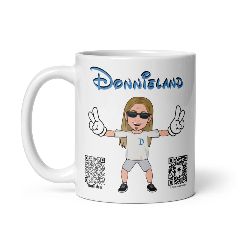 DONNIELAND White glossy mug