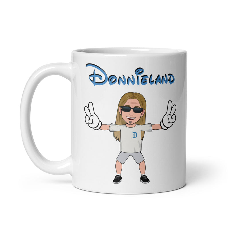 DONNIELAND White glossy mug v2