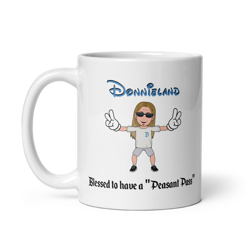 DONNIELAND White glossy mug v4