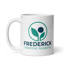 Taza blanca brillante de la FAA