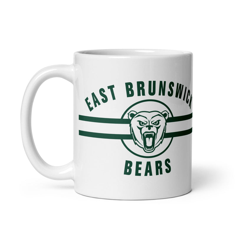 EBHS Bears White glossy mug