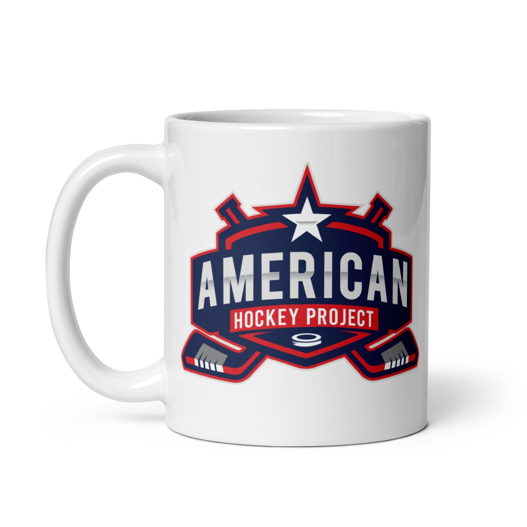 Taza brillante del proyecto American Hockey