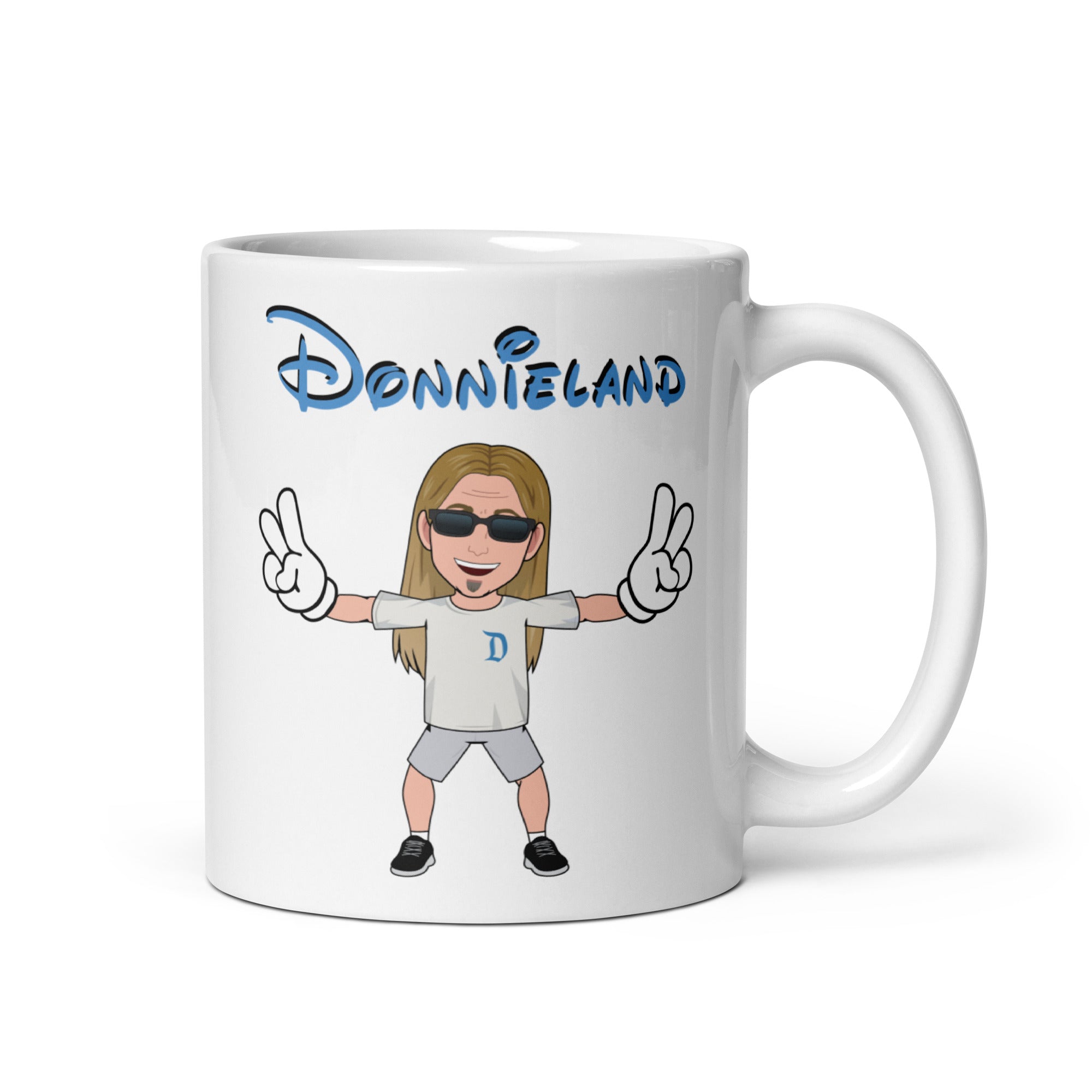 DONNIELAND White glossy mug v2