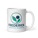 Taza blanca brillante de la FAA