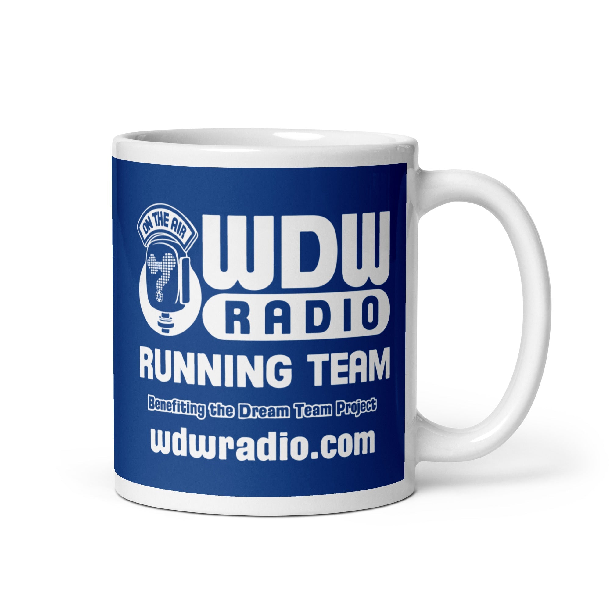 WDW Radio White glossy mug