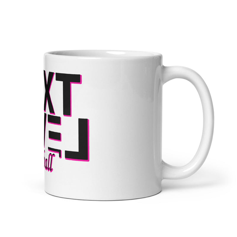 NLES White Glossy mug