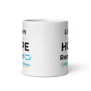 Way Truth Life Radio White glossy mug