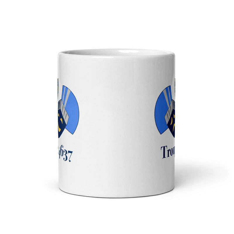 Troupe 4637 White glossy mug