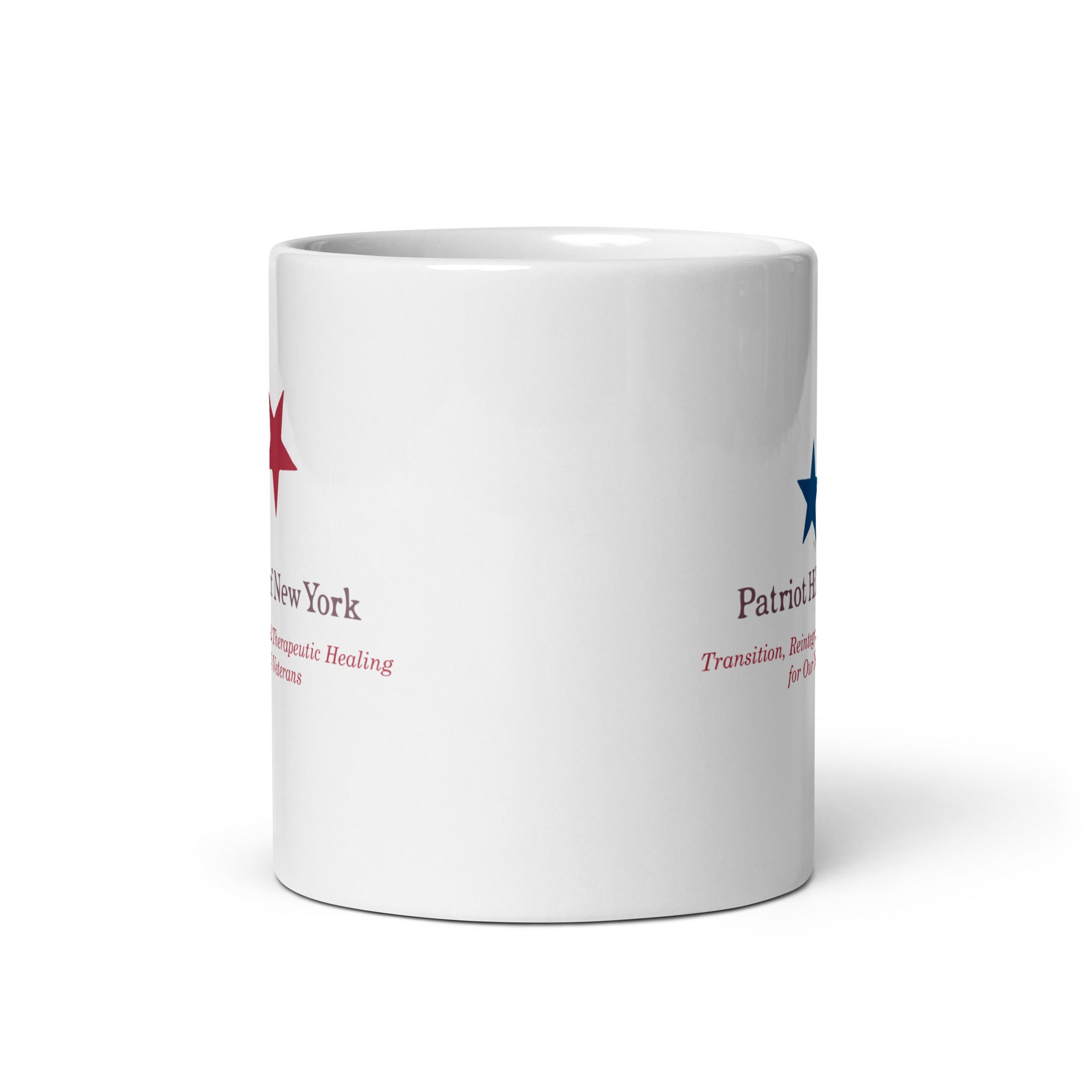 PHNY White glossy mug