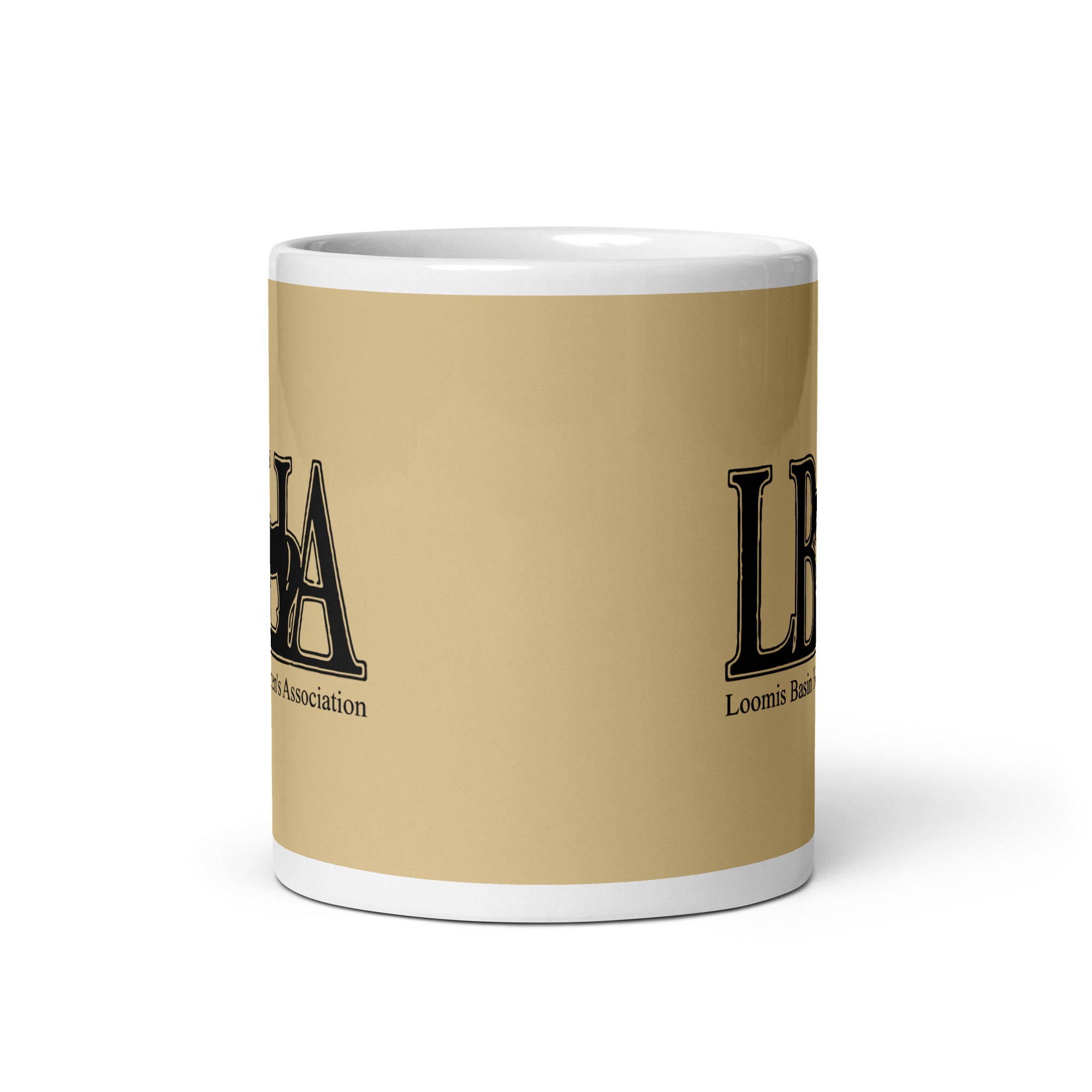 LBHA White glossy mug