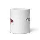 Taza blanca brillante CDC