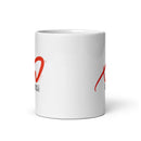 Taza blanca brillante WF1