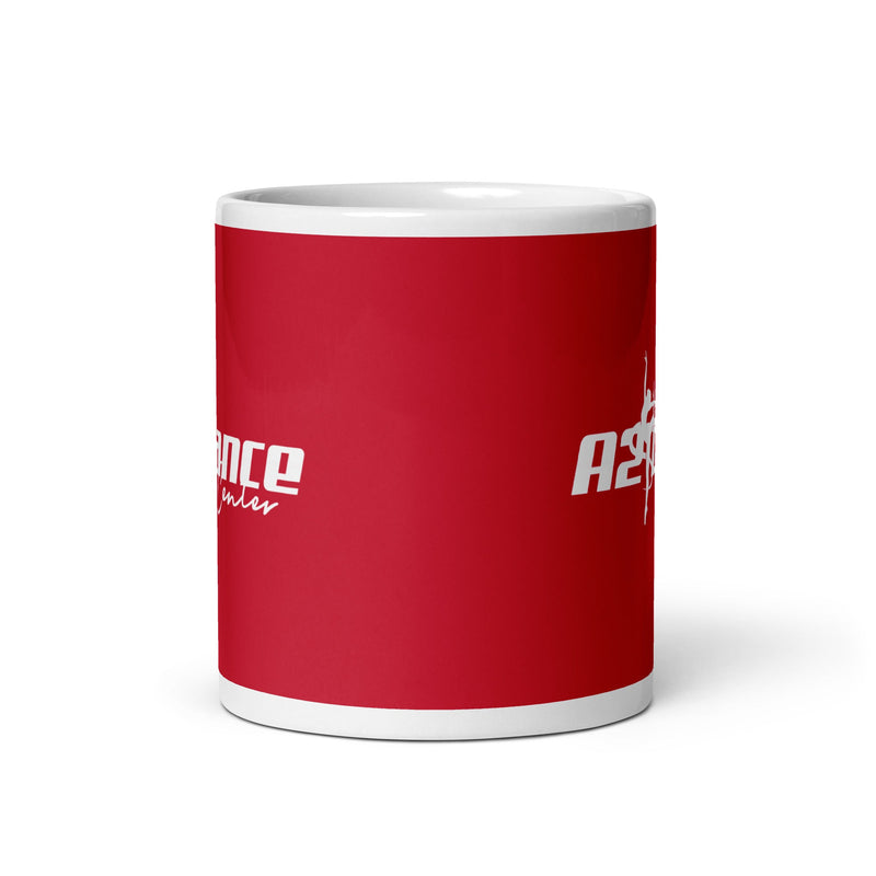 A2DC White glossy mug