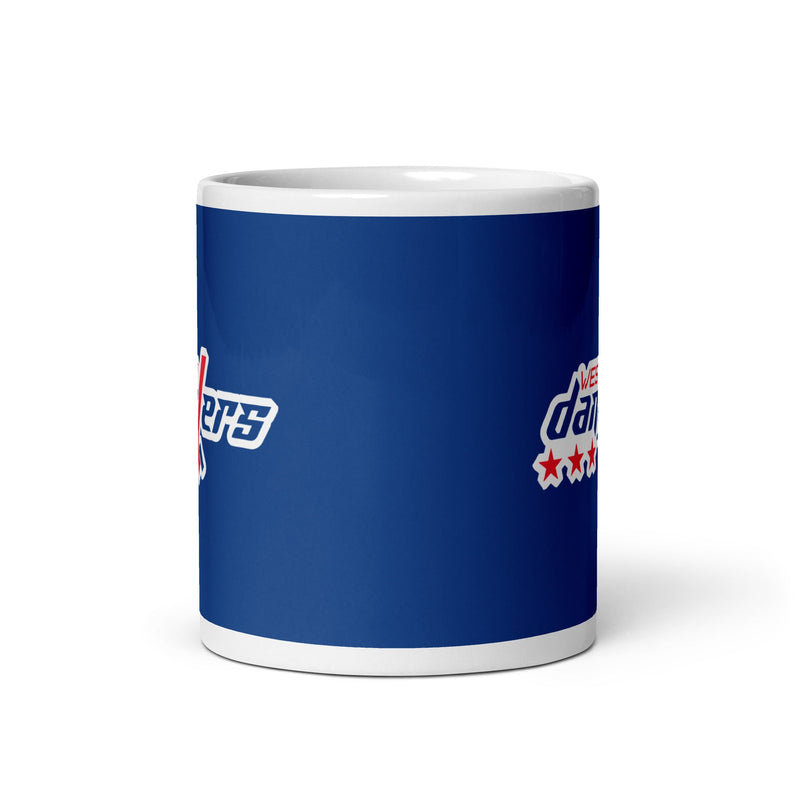 West 1st White glossy mug