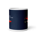 WOROS White glossy mug