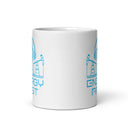 EF White glossy mug