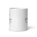 Taza Poetic White brillante