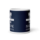TMS White glossy mug