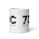 White glossy mug