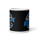 River Valley BMX White glossy mug