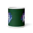 Kishwaukee College White glossy mug