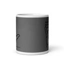 Taza blanca brillante FZA