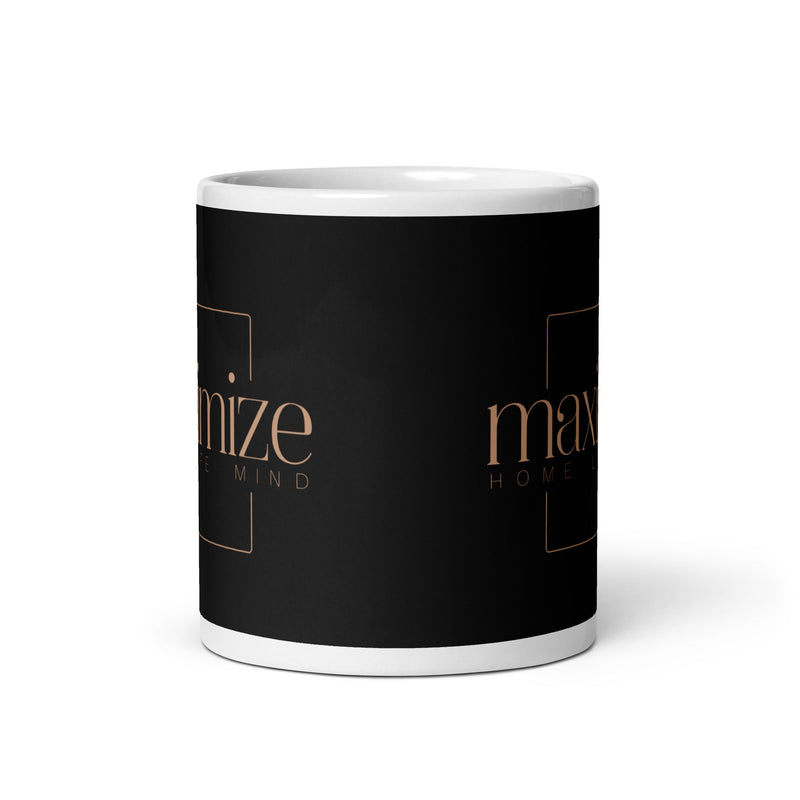 Maximize White glossy mug