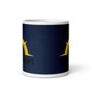 NR White glossy mug
