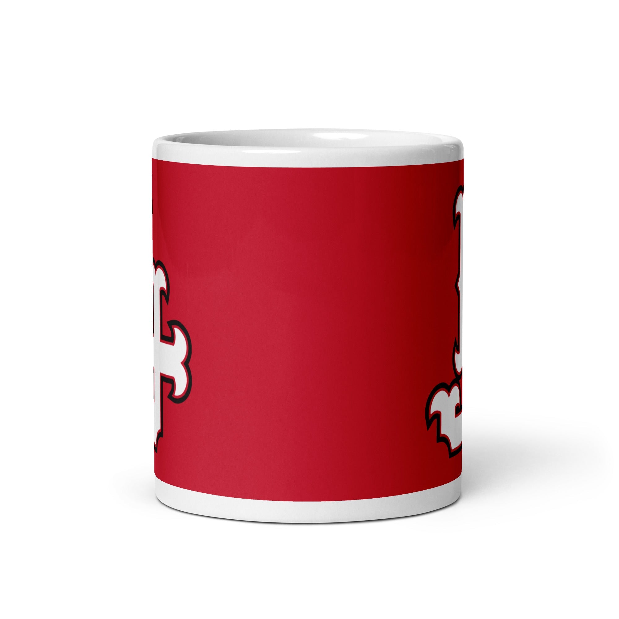 LJC White glossy mug