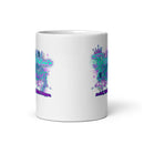 DK White glossy mug