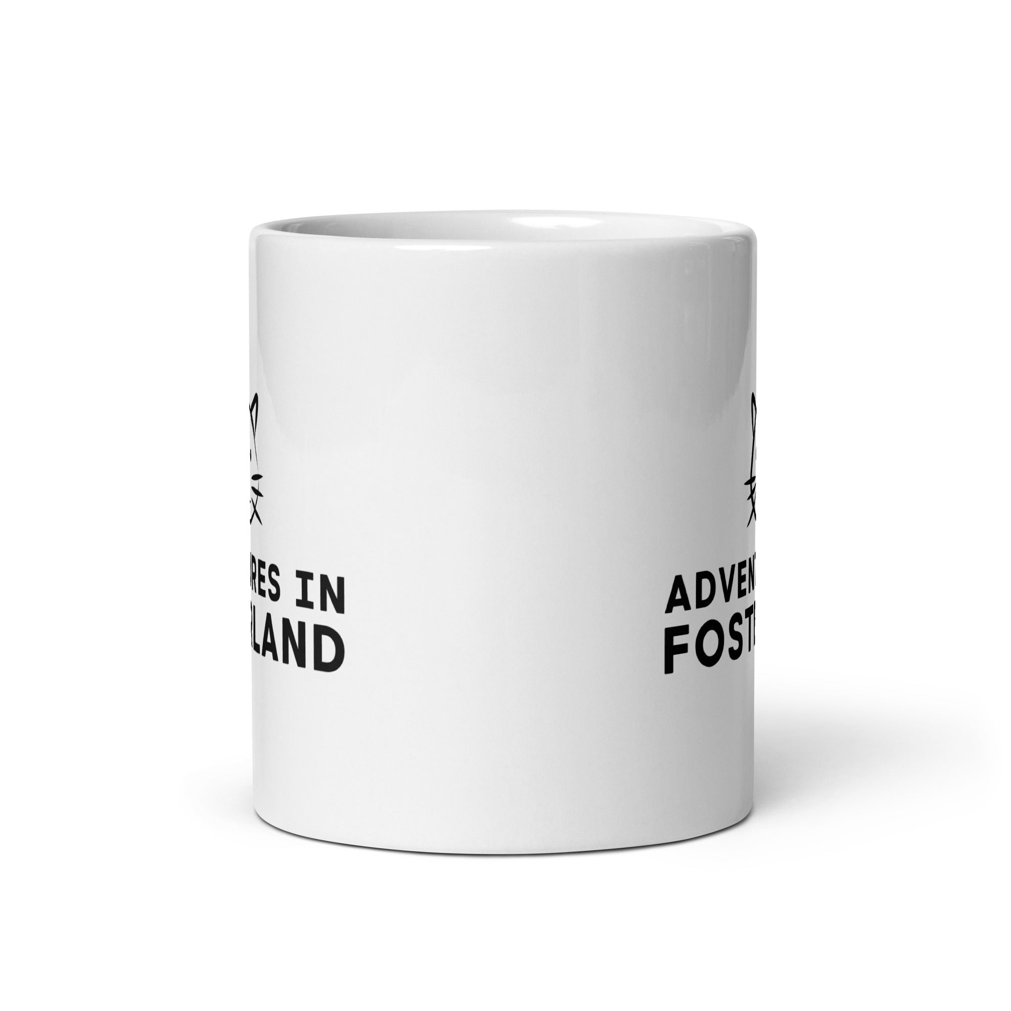 Taza blanca brillante AF