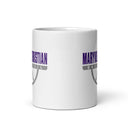 Taza blanca brillante MSC (Baloncesto masculino)