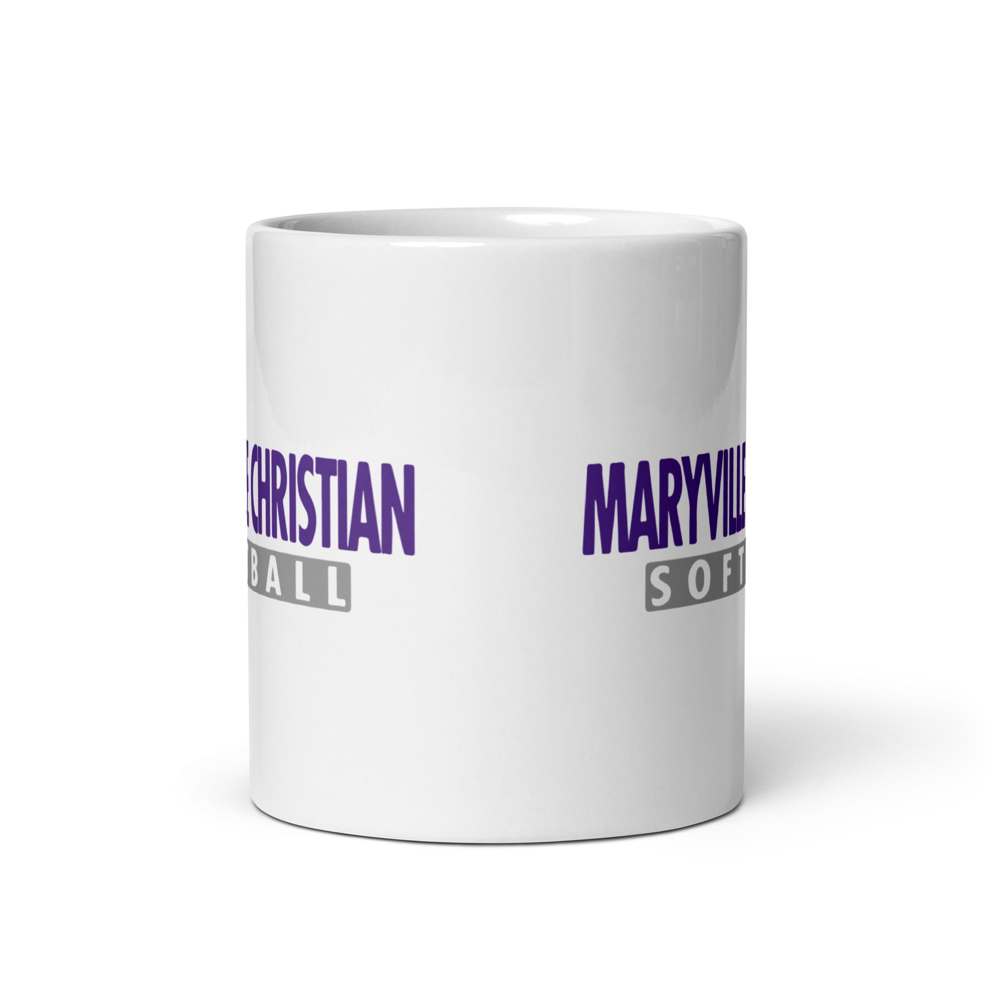 MSC White glossy mug (Softball)