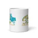Taza ORPH blanca brillante