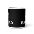 Taza blanca brillante BadBad