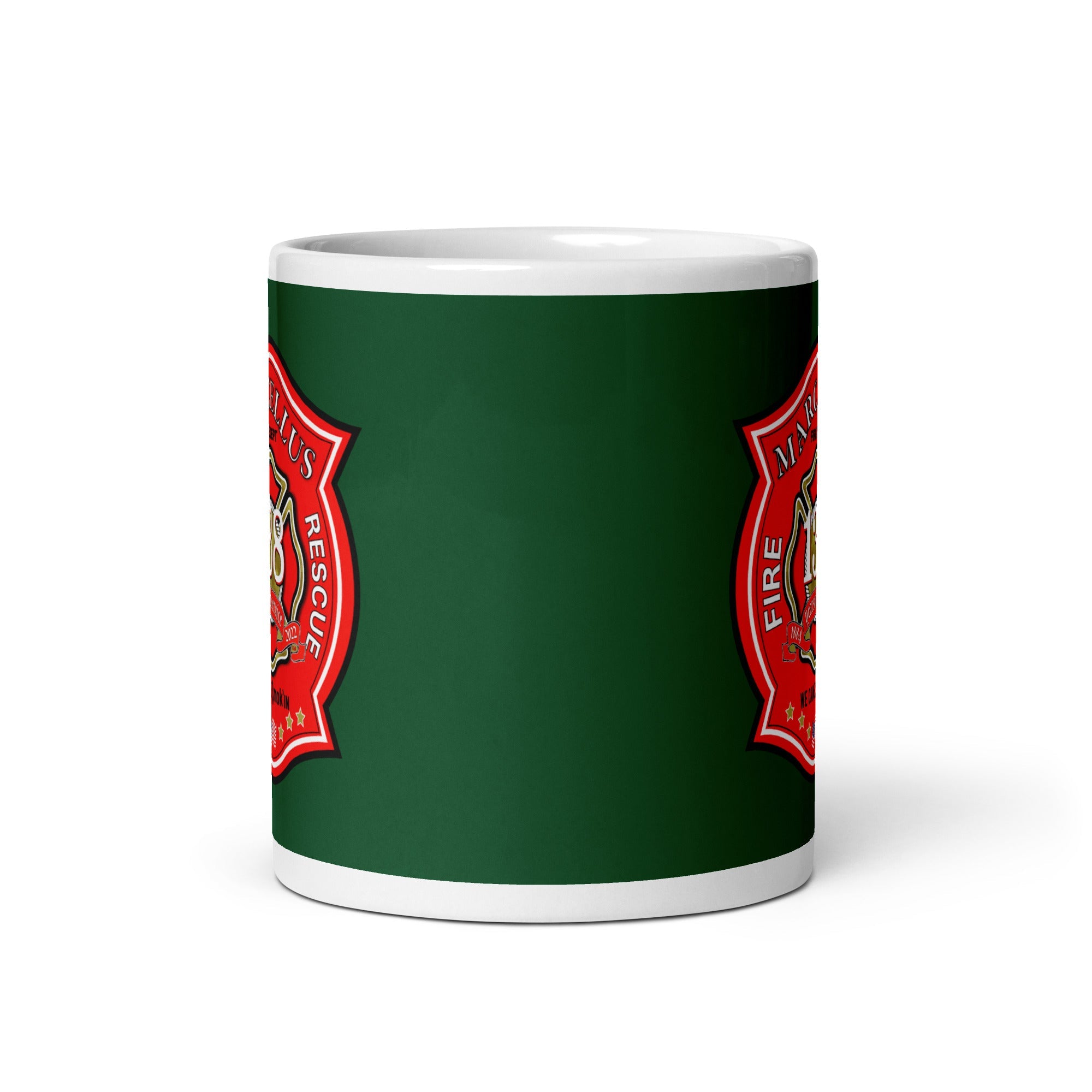 Taza blanca brillante MFD