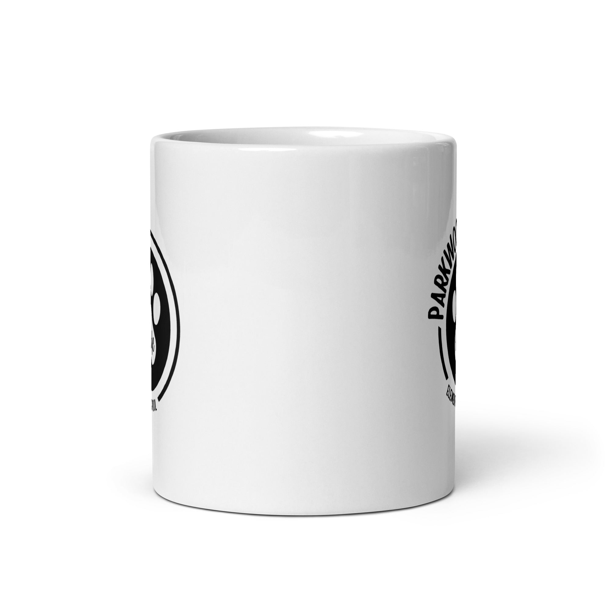 PE  White glossy mug