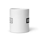 Taza blanca brillante BCVDC