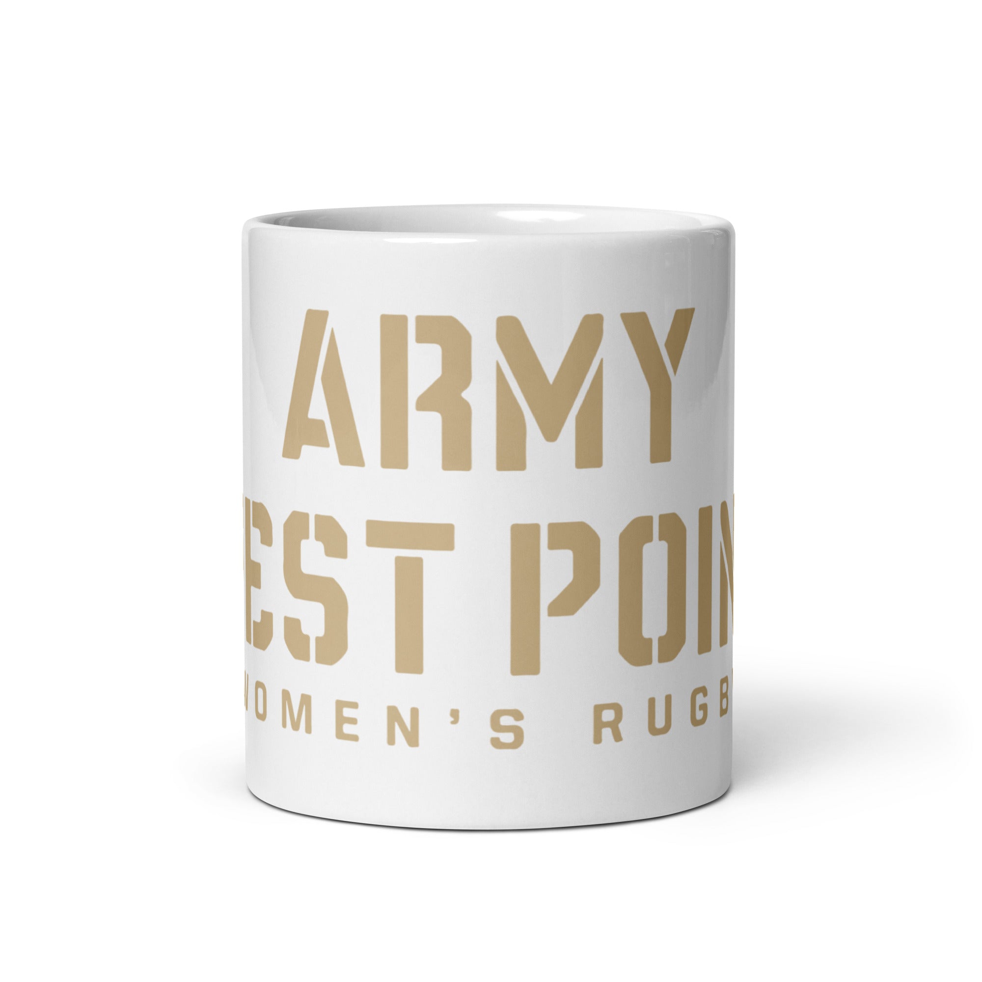 WAR White glossy mug