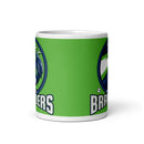 BUFFALO BRAWLERS White glossy mug