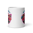 Taza blanca brillante TFLV