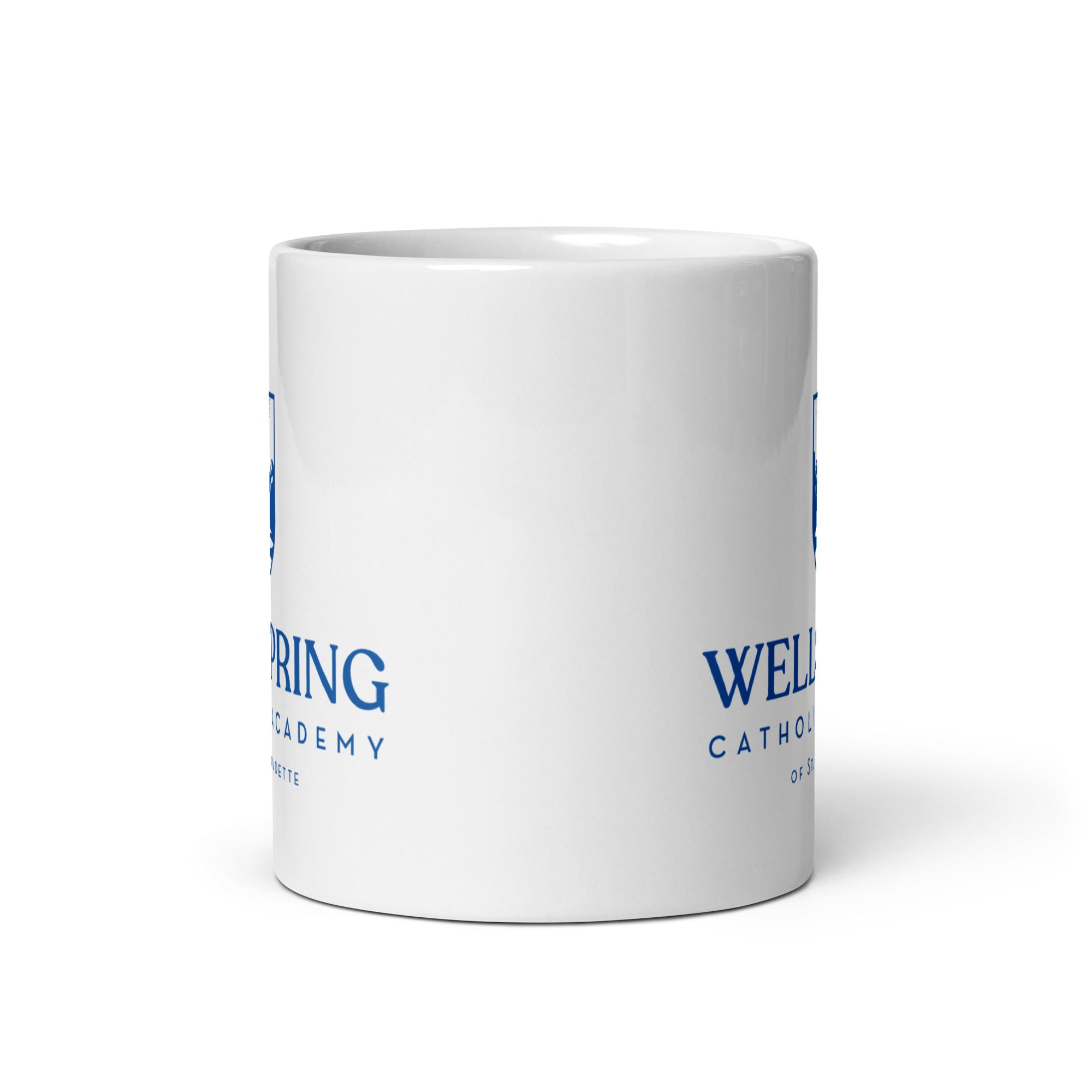 WCA White glossy mug