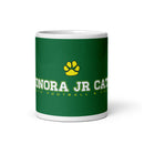 SJC White glossy mug