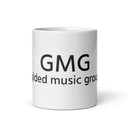 GMG White glossy mug