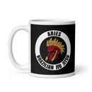 Taza blanca brillante ABJ