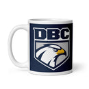 Taza DBC blanca brillante