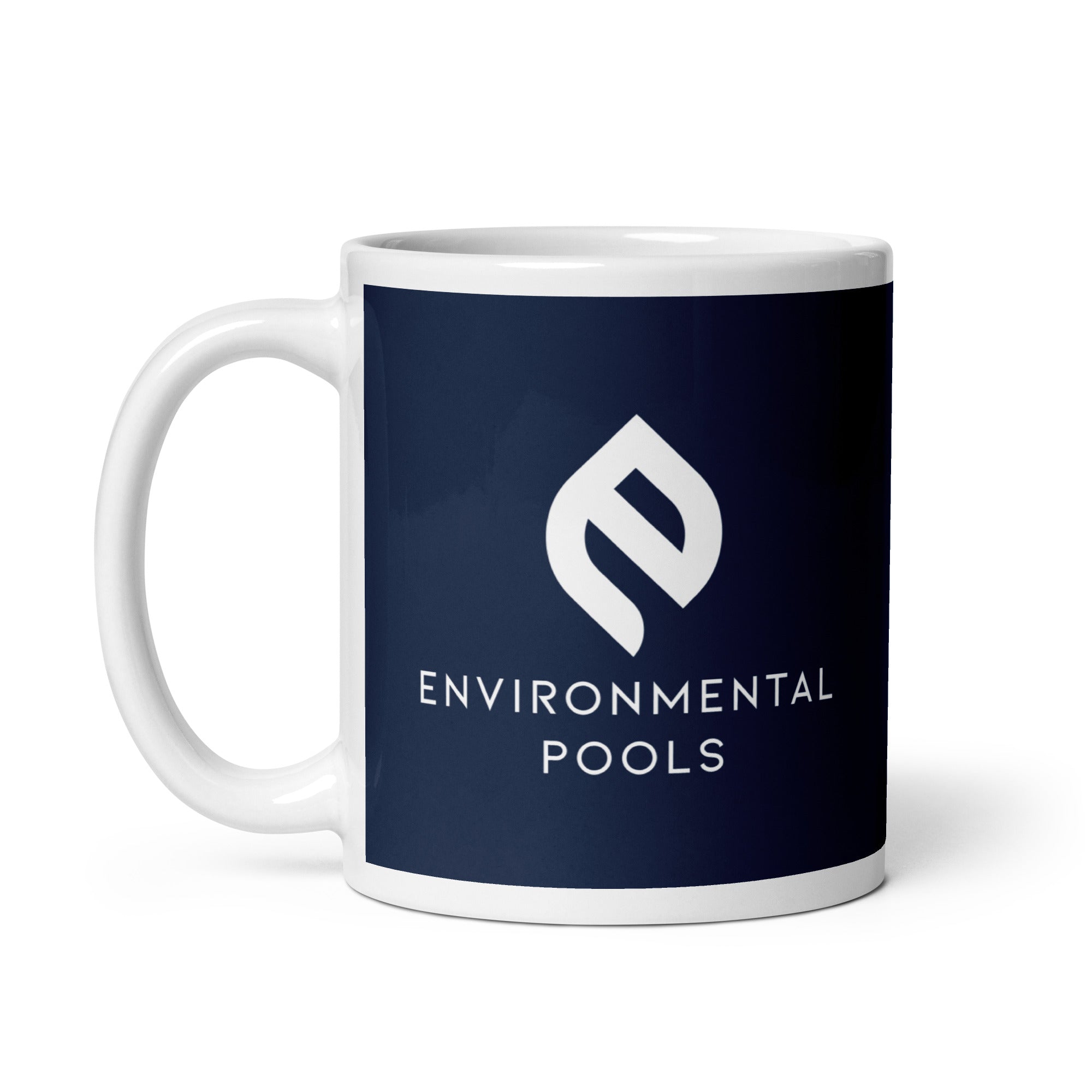 Environmental Pools White glossy mug