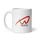 Taza blanca brillante WF1