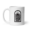 SACA White glossy mug