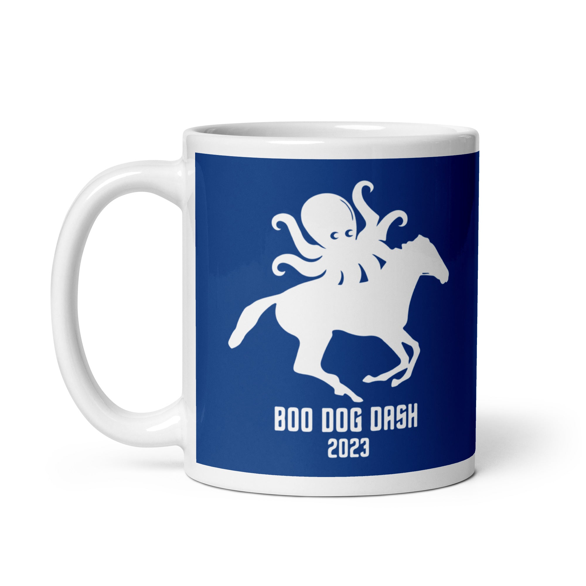 BDD White glossy mug